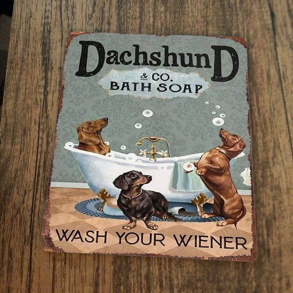 Dachshund Bath Soap Mouse Pad Wash Your Wiener‎ - Picture 1 of 1